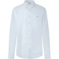 Hackett Garment Dyed Oxford Skjorte Med Lange ærmer