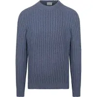 Suitable Pullover i kogt uld Blå måle