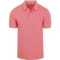 Gant 2Tone Piqué Pooshirt Rød yserød måe
