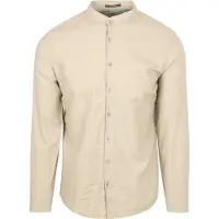 No-excess Skjorte Hørblanding Beige åle