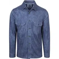 Desoto Cord Overshirt i Optics Blå ørkeblå åle