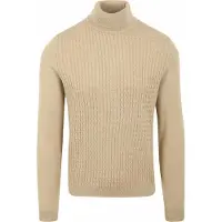 Suitable Turtleneck Cable Beige måle