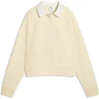 Puma Class Relaxed Fleece-langarm-polo, størrelse Medium