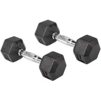 Olive Rubber Hex 5kg Håndvægt 2 Enheder