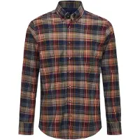 Hackett Rust Multi Plaid Skjorte Med Lange ærmer