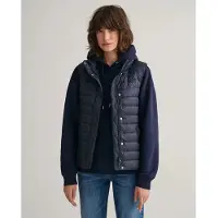 Gant Ganttil kvinder. 4700280 Letvægtsdunjakke navy (XS), Casual, Genanvendt polister, Bæredygtig, Blå