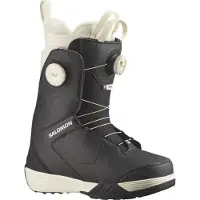 Salomon Snowboard - Snowboardstøvler dame - Kiana Dual BOA Black/Vanilla Ice til UnisexUld - Størrelse 39 - Sort