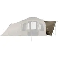 Kampa - Campingtelte/familietelte - Mod 250 Dune Da Tunnel Low til Unisex - Kaki