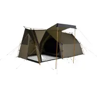 Kampa - Campingtelte/familietelte - Moongazer 2/3 Xl Lead Gray/Gargoyle til UnisexSilikone - Kaki