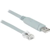 DeLOCK - Serielt kabel - USB (han) til RJ-45 (han) - 50 cm - EIA-232 - grå