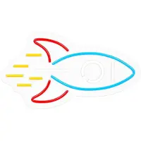 Forever Neon PLEXI LED Raketa įvairiaspalvis NNE18 Neolia