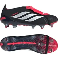 Adidas Predator Elite Fold-over Tongue SG Immortal DNA - Sort/Hvid/Rød - Soft Ground (SG), størrelse 42