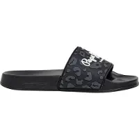 Pepe Jeans Pepe Jeanstil kvinder. PLS700004 Slider Flip Flops Leo sort (37), Fast, Ingen, Casual