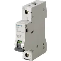 Siemens 5SL6106-6, Miniature strømafbryder, Type B, 6000 A, IP20, 230/400 V