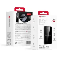 Forcell Powerbank kompatibel med MagSafe FQC4.0 PD3.0 15W 10000 mAh sort