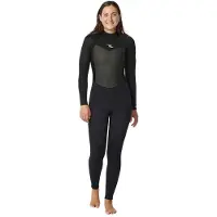 Rip Curl Omega 43gb Steamer 4/3 Mm Dame Våddragt I Neopren Med Lange ærmer Og Lynlås På Ryggen