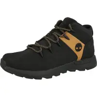 Timberland Timberlandtil mænd. TB0A6DQDEMJ1 Høje sneakers Mid Lace Up sort (41), Fast, Nubuck, Blonder, Casual
