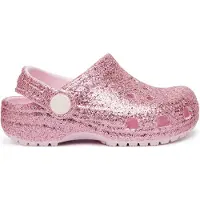Crocs Sandaler - Chunky Glitter Clog T - Pink Milk - - 24/25 - Sandal