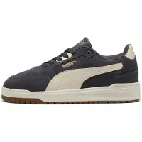 Puma Shuffle Downtown Sneakers Unisex, Shoes, Moody Gray/Alpine Snow/Gold, 43