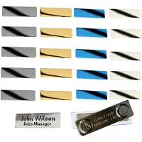 Creality Falcon Series Stainless Steel Name Tags Badges-20pcs Metalgraveringsblanker