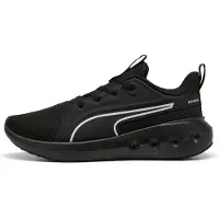 Puma SOFTRIDE Carson Running Shoes Youth, Shoes, Black/White, 38.5