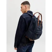 Jack & Jones Rygsæk 'JACPASCAL' ultramarinblå / brun