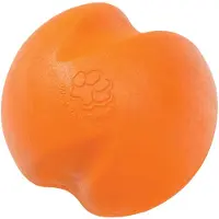West Paw Zogoflex Jive Ball Dog Chew Leget?j - Bouncing Toys For Dogs Fetch Catch Chewing Play - Boughable Recyclable Balls - Latex -Free Non -gi