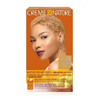 Creme of Nature Moisture Rich Flydende h?rfarve fra C42 Light Golden Blonde med Shea Butter Conditioner 1 p?f?ring