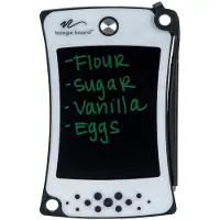 Boogie Board Jot Pocket Writing Tablet - Inkluderer små 4,5 tommer LCD -skrivningstablet øjeblikkelig slet stylus pen og indbygget kickstand grå