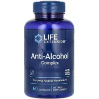 Life Extension , Anti-Alkohol Kompleks, 60 Kapsler