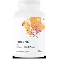 Thorne Research Thorne, Betain HCL & Pepsin, 225 Kapsler