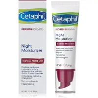 Cetaphil , Rødme Læggende, Natlig Fugtighed, 1,7 fl oz (50 g)