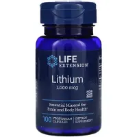 Life Extension , Lithium, 1,000 mcg, 100 Vegetariske Kapsler