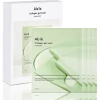 Abib Collagen Gel Mask Heartleaf Jelly 4 Ark (beroligende) I Koreansk Vegansk Collagen Cooling Beroligende Hyaluronsyre Hydrogel Ansigtsmaske Hud
