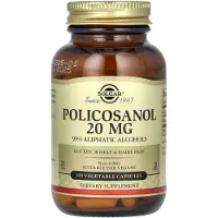 Solgar , Policosanol, 20 mg, 100 Vegetable Capsules