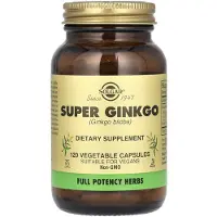 Solgar , Super Ginkgo, 120 Vegetabilske Kapsler