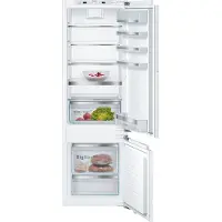 Bosch Serie | 6 KIS87ADD0 - Køleskab/fryser - bund-fryser - til indbygning - niche - bredde: 56 cm - dybde: 55 cm - højde: 177.5 cm - 270 liter - Klasse D