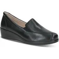 Caprice Slipper, black, made of Leather with Wedge heel, Size 42