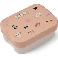 Liewood Opbevaringsbeholder 'Kamil' mørkegrøn / pink / sort / hvid