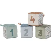 Little Dutch Plysterninger - 4 stk - Forest Friends - - OneSize - Aktivitetslegetøj