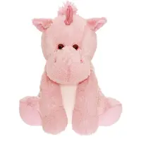 Teddykompaniet Bamse - Stor Enhjørning - 36 cm - Lyserød - - OneSize - Bamse