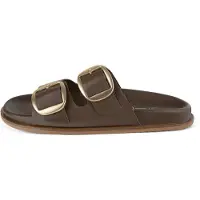 L37 HANDMADE SHOES Pantoletter 'SUMMER SOOTHE' brun