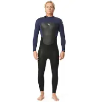 Rip Curl Omega 4/3 Mm Gb Steamer Langærmet Neopren-dragt Med Lynlås På Ryggen