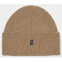 GOBI Cashmere Hue 'Ribbed Chunky Beanie' taupe