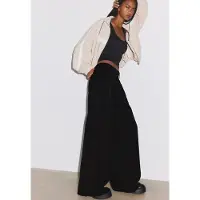 Stradivarius Wide Leg Habitbukser Med Læg 0-001 32