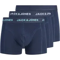 Jack & Jones Boksershorts 'JACCONOR' mørkeblå / jade / hvid