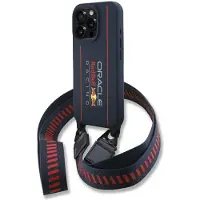 Red Bull Racing Silicone Vertical Logo Magsafe Case + Crossbody Strap Iphone 16 Pro Max Telefon Etui