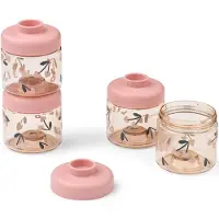 Liewood Dominique barnmadsdåser 100 ml 4-pak Cherry heart-Rosey