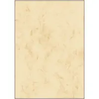 Sigel Design Paper - Pergament - marmorbeige - A4 (210 x 297 mm) - 200 g/m² - 50 ark papir