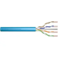 Digitus Professional Installation Cable - Bulkkabel - 305 m - UTP - CAT 6a - IEEE 802.5/IEEE 802.3 - halogenfri, stigtap - lyseblå, RAL 5012
